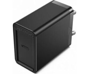 Cargador de Pared Vention FADB0-EU/ 1xUSB Tipo-C/ 20W
