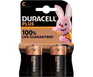 Pack de 2 Pilas C Duracell LR14/ 1.5V/ Alcalinas