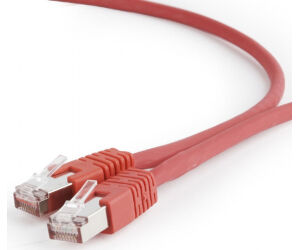 Cable Red S-ftp Gembird Cat 6a Lszh Rojo 0,5 M