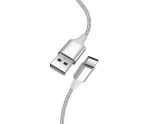 Cable Cool Usb-c A Usb 1.2m Nylon White