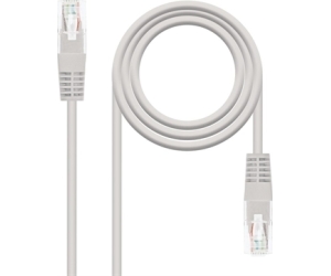 Cable de Red RJ45 UTP Nanocable 10.20.1301 Cat.6/ 1m/ Gris