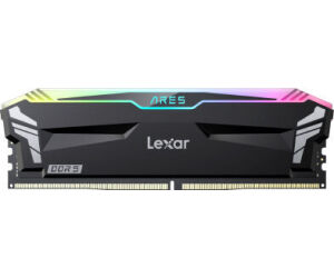 Lexar Memoria Ares Ddr5 32gb (2x16gb)   6800 Cl34 1.4v  Heatsink  Rgb Dual Pack Black  Ld5u16g68c34la-rgd