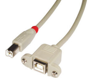 Lindy 31800 cable USB 0,5 m USB B Gris