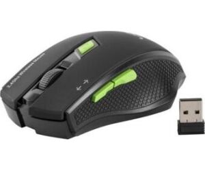 Raton Ugo My-03 1800dpi Optical Black Rf Inalambrico Pilas