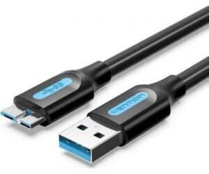 Cable Usb 3.0 A Micro Usb 2 M Negro Vention