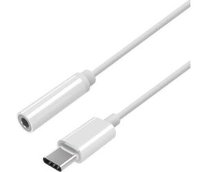 Aisens Conversor USB C-M Jack 3.5-H Blanco 15Cm