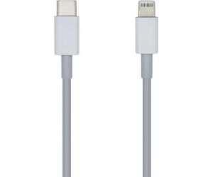 Cable USB 2.0 Tipo-C Lightning Aisens A102-0441/ Lightning Macho - USB Tipo-C Macho/ 480Mbps/ 20cm/ Blanco