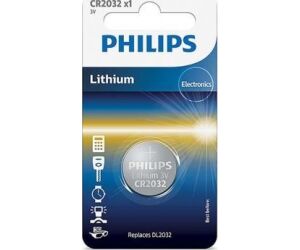 Pila de Botón Philips CR2032/ 3V