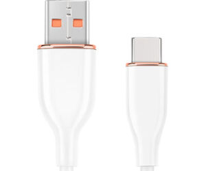 Cable De Carga Y Datos Gembird Usb Tipo C De Silicona Premium 1,5 Mblanco