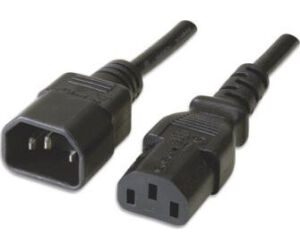 Ewent Cable alimentación VDE C14-C13, M/F, 1.80 m