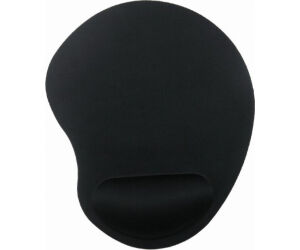 Alfombrilla Gembird Raton ReposamuÑecas Negro 260x220x4