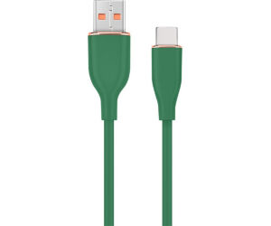 Cable De Carga Y Datos Gembird Usb Tipo C De Silicona Premium 1,5 M Verde