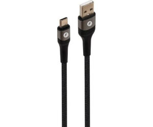 Cable USB 2.0 Tipo-C Fonestar USB-CA/ USB Tipo-C Macho - USB Macho/ 480Mbps/ 1m/ Negro