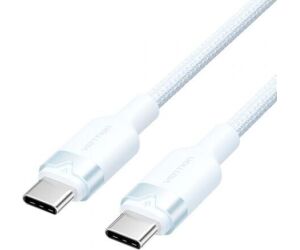Cable USB 2.0 Tipo-C 3A Vention TRDSF/ USB Tipo-C Macho - USB Tipo-C Macho/ Hasta 60W/ 480Mbps/ 1m/ Azul