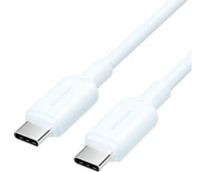 Cable USB 2.0 Tipo-C 3A Vention TRCSH/ USB Tipo-C Macho - USB Tipo-C Macho/ Hasta 60W/ 480Mbps/ 2m/ Azul
