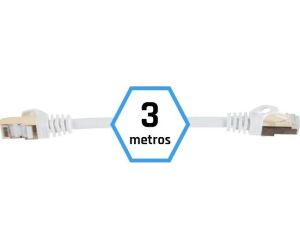 iggual Latiguillo CAT7 SFTP LSZH 3 metros blanco