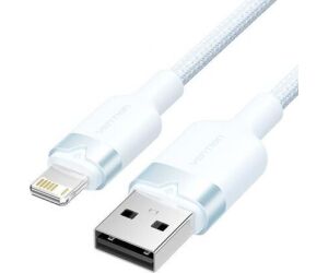 Cable USB 2.0 Lightning Vention LANSF/ USB Macho - Lightning Macho/ 480Mbps/ 1m/ Azul