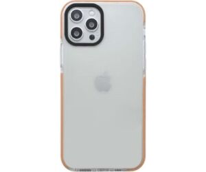 Funda Qcharx Transparente Iphone 16e Naranja