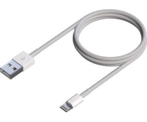 Cable USB 2.0 Lightning Aisens A102-0542/ USB Macho - Lightning Macho/ 50cm/ Blanco