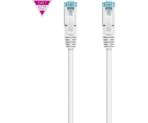 Cable De Red Latiguillo 600mhz Lszh Sftp Pimf Cat7 Awg26 1 M Blanco Nanocable