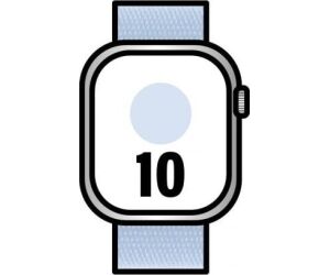 Apple Watch Series 10/ GPS/ Cellular/ 46mm/ Caja de Aluminio / Correa Loop Deportiva Azul Nube