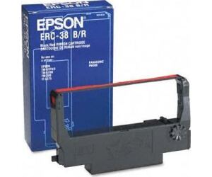 Cinta Nylon Epson ERC-38/ Negro/ Roja