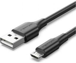 Cable USB 2.0 Vention CTIBI/ USB Macho - MicroUSB Macho/ Hasta 60W/ 480Mbps/ 3m/ Negro