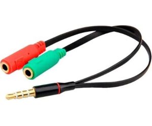 Adaptador Cool Doble Jack 3.5mm Aux