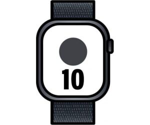 Apple Watch Series 10/ GPS/ Cellular/ 46mm/ Caja de Aluminio Negro Azabache / Correa Loop Deportiva Tinta