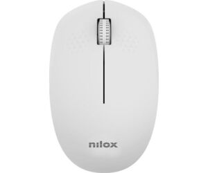 Nilox Ratón Wireless, 1000 DPI, 3 botones, Gris