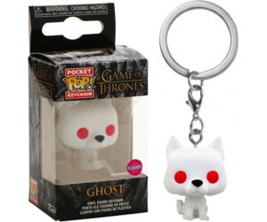 Funko pop keychain llavero juego de tronos fantasma terciopelo flocked edicion especial 45044