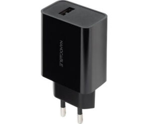 Cargador de Pared Nanocable 10.10.2004/ 1xUSB/ 10W/ Negro