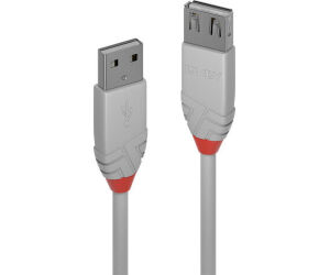Lindy 36712 cable USB USB 2.0 1 m USB A Gris