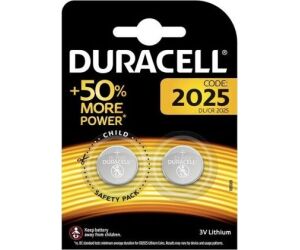 Pack de 2 Pilas de Botón Duracell DL2025B2/ 3V