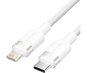 Cable 2.0 Usb-c A Lightning 1 M Blanco Vention