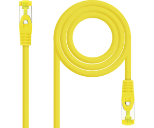 Cable De Red Latiguillo Rj45 Sftp Cat6a Awg26 0.5 M Amarillo Nanocable
