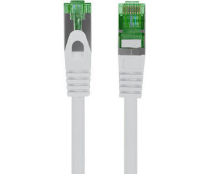 Cable Red Lanberg Latiguillo Cat.7 S/ftp Lszh Cu 0.5m Gris Fluke  Passed