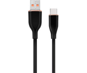 Cable De Carga Y Datos Gembird Usb Tipo C De Silicona Premium 1,5 M Negro