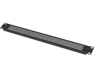 Panel Ciego Lanberg 1u 19" Perforado Negro