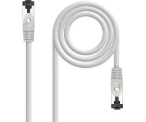 Nanocable Cable red Cat. 8.1 2GHZ SSTP Gris 2m