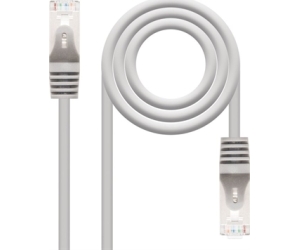 Cable De Red Latiguillo Rj45 Cat.5e Ftp Awg24 2m Gris Nanocable
