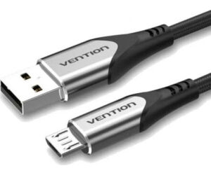 Cable Usb 2.0 A Micro Usb M-m 0.25 M Gris Vention