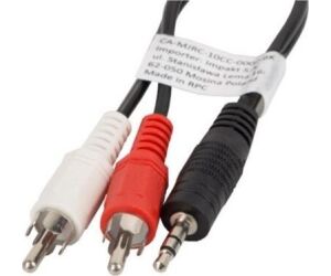 Cable Estereo Lanberg Jack 3.5mm/2x Rca Macho 1.5m