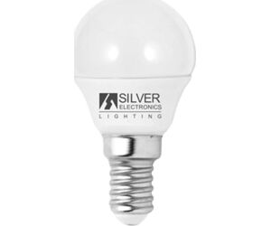 Bombilla led silver electronic eco esferica 5w=35w -  e14 -  3000k -  436 lm -  160º -  luz calida -  a+