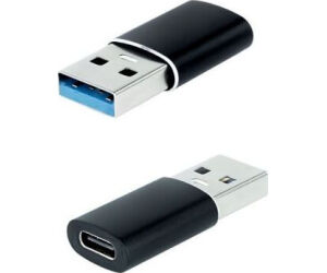 Adaptador Usb-a 3.1 A Usb-c Usb-a/m-usb-c/h Negro Nanocable