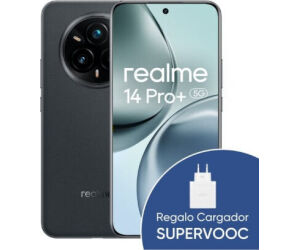 Realme 14 Pro+ 5g 512gb 12gb Suede Grey Int Nfc + Supervooc 120w Power Adapter White