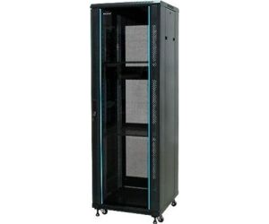 Armario rack de suelo 19 pulgadas phasak pro 27u negro 600x600 montado
