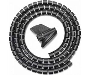 Organizador Cable Aisens En Espiral 25mm Negro 1.0m