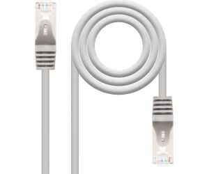 Cable de Red RJ45 FTP Nanocable 10.20.0801/ Cat.6/ 1m/ Gris