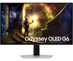 Smart Monitor Gaming Samsung OLED Odyssey G6 S27DG610SU 27"/ QHD/ 0.03ms/ 240Hz/ VA/ Regulable en altura/ Smart TV/ Plata